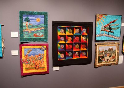 photo of mendoza's quilting works