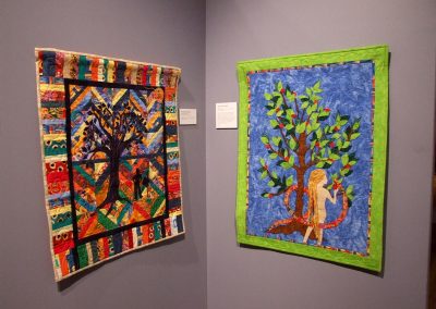 photo of mendoza's quilting works