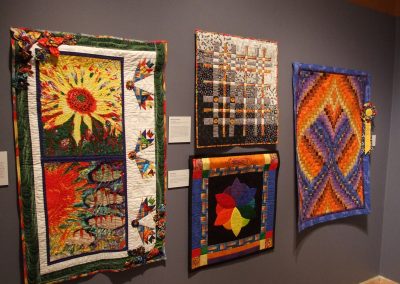 photo of mendoza's quilting works