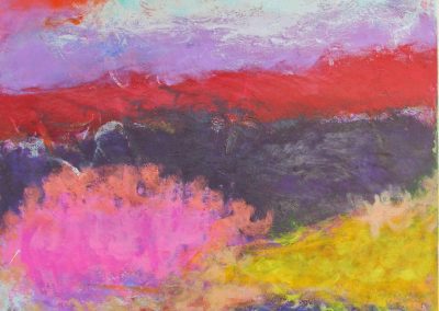 painting of vivid, expressive scene